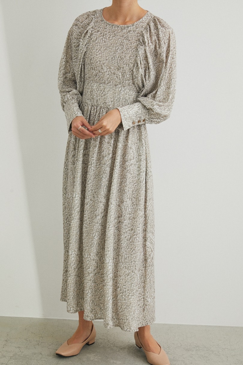 パターンギャザースリーブワンピース Stylemixer スタイルミキサー 公式通販サイト