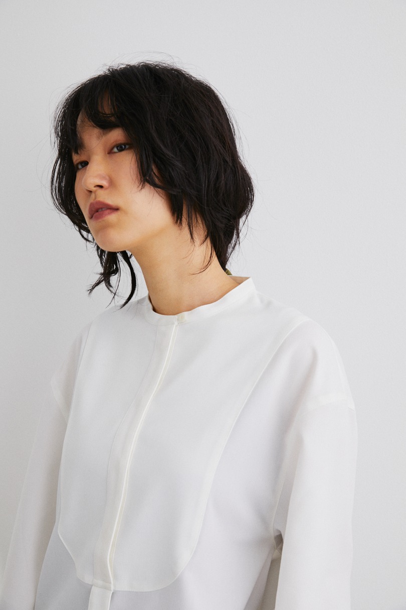 バンドカラーバックロングシャツ Stylemixer スタイルミキサー 公式通販サイト