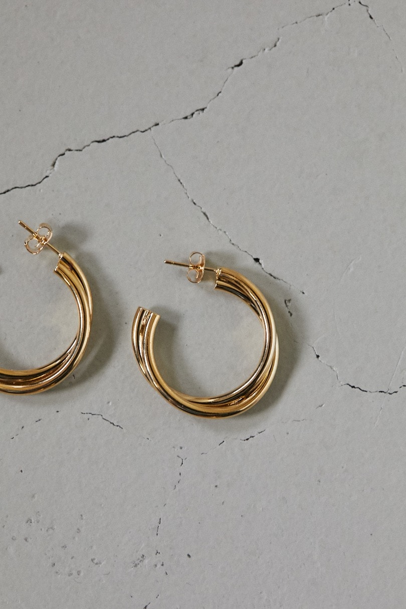 パイプラインフープピアス