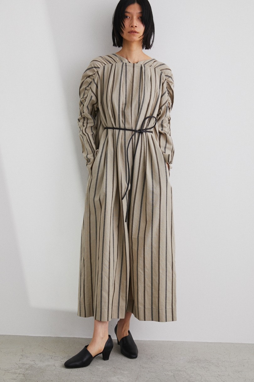 リネンストライプコードベルトワンピース Stylemixer スタイルミキサー 公式通販サイト