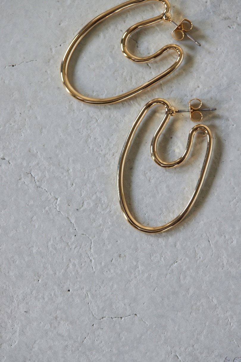 ドロップラインピアス 詳細画像 GLD 3
