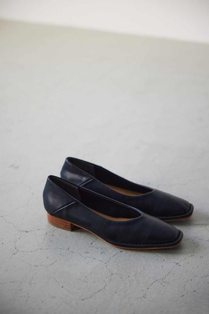 ステッチダウンフラットシューズ 詳細画像 BLK 6