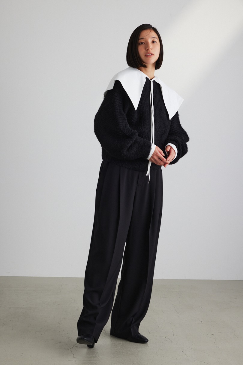 2WAYヘアリーニット 詳細画像 BLK 2