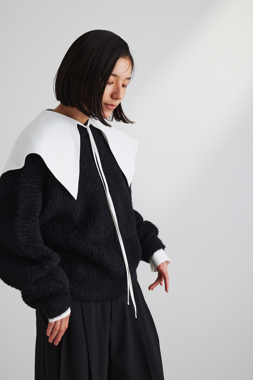 2WAYヘアリーニット 詳細画像 BLK 3