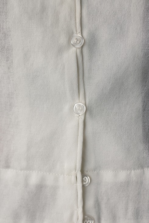 ☆FINNA(フィンナ)☆バックオープン タキシードシアーシャツ ブラック  