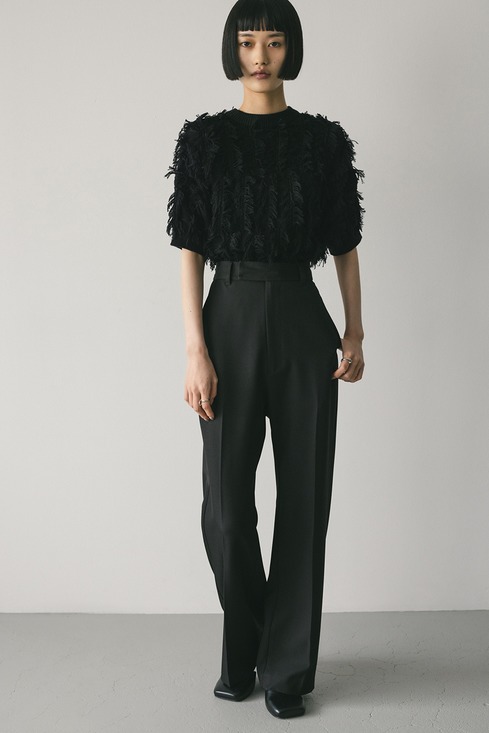 seyto（セイト）の「4 tuck pleats buggy flare pants / 4タック