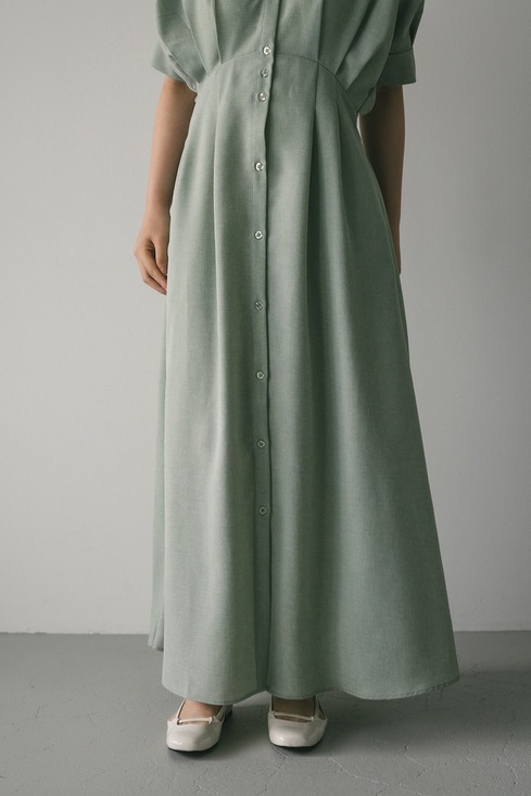 新品 intimite タックスリーブシャツワンピース