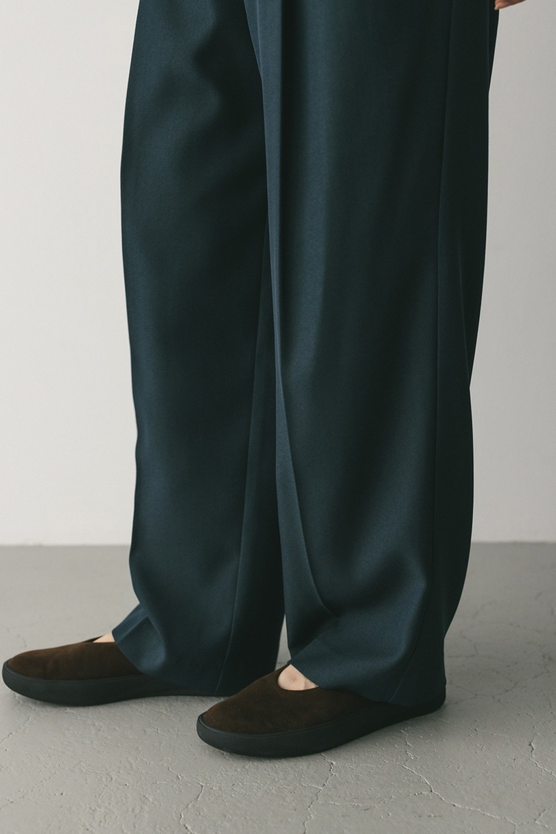 【WEB限定】ベーシックツータックパンツロング　 詳細画像 D/GRY 7