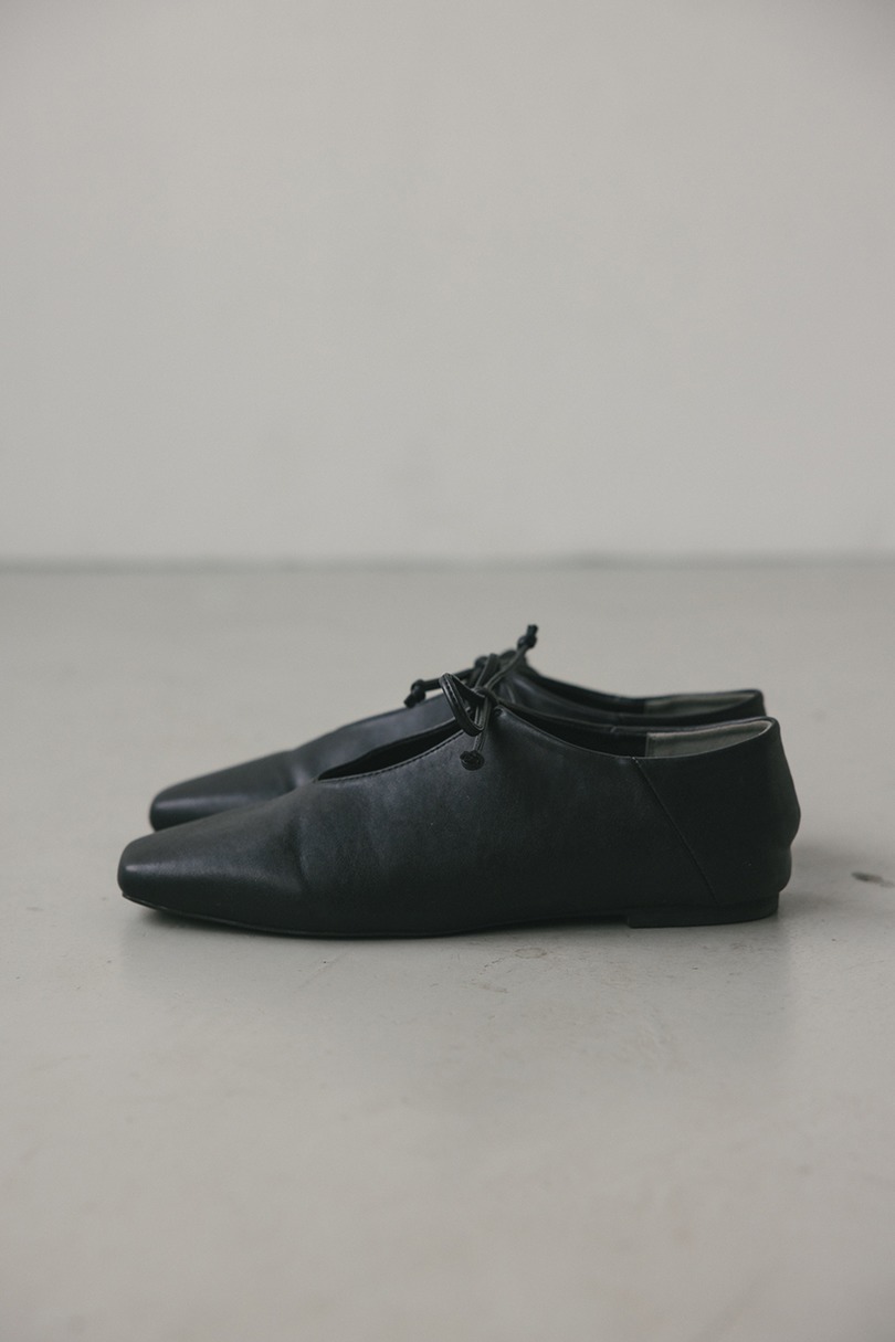 レースアップフラットシューズ 詳細画像 BLK 6