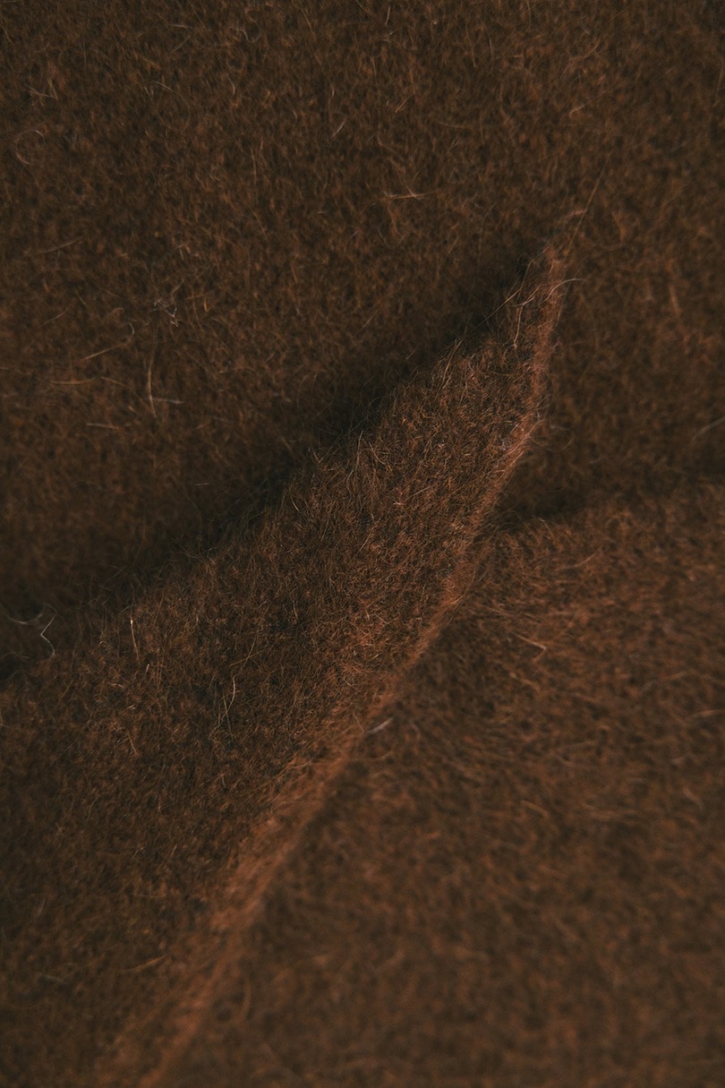 アンゴラミックスフーディースカーフ 詳細画像 BRN 7