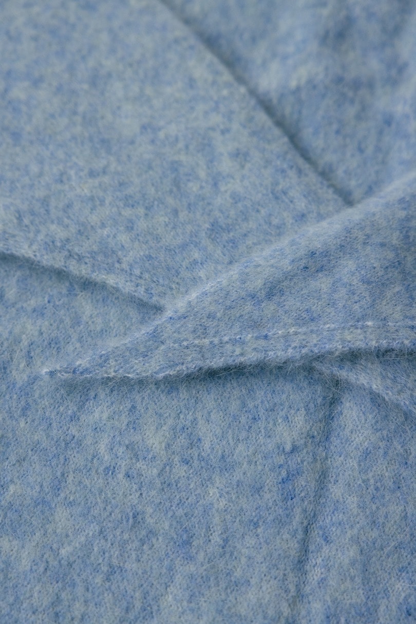 アンゴラミックスフーディースカーフ 詳細画像 BLU 7