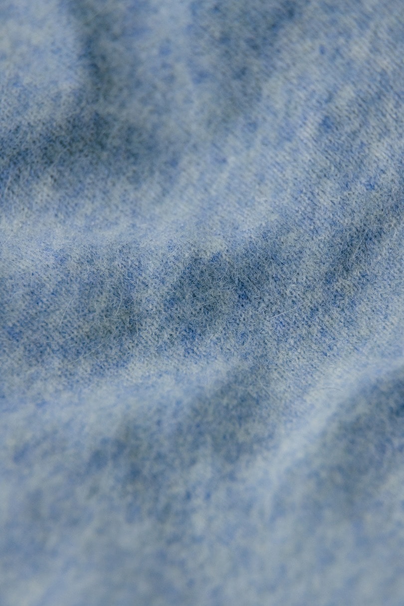 アンゴラミックスフーディースカーフ 詳細画像 BLU 9