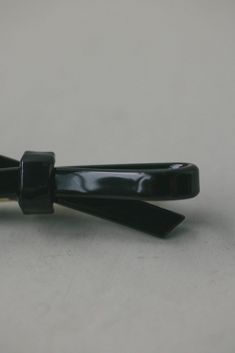 リボンミニヘアクリップ 詳細画像 BLK 5