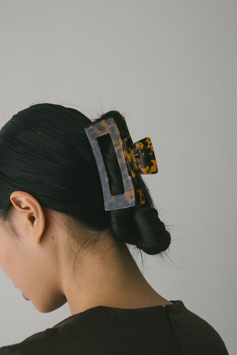 マーブルスクエアヘアクリップ｜STYLEMIXER（スタイルミキサー