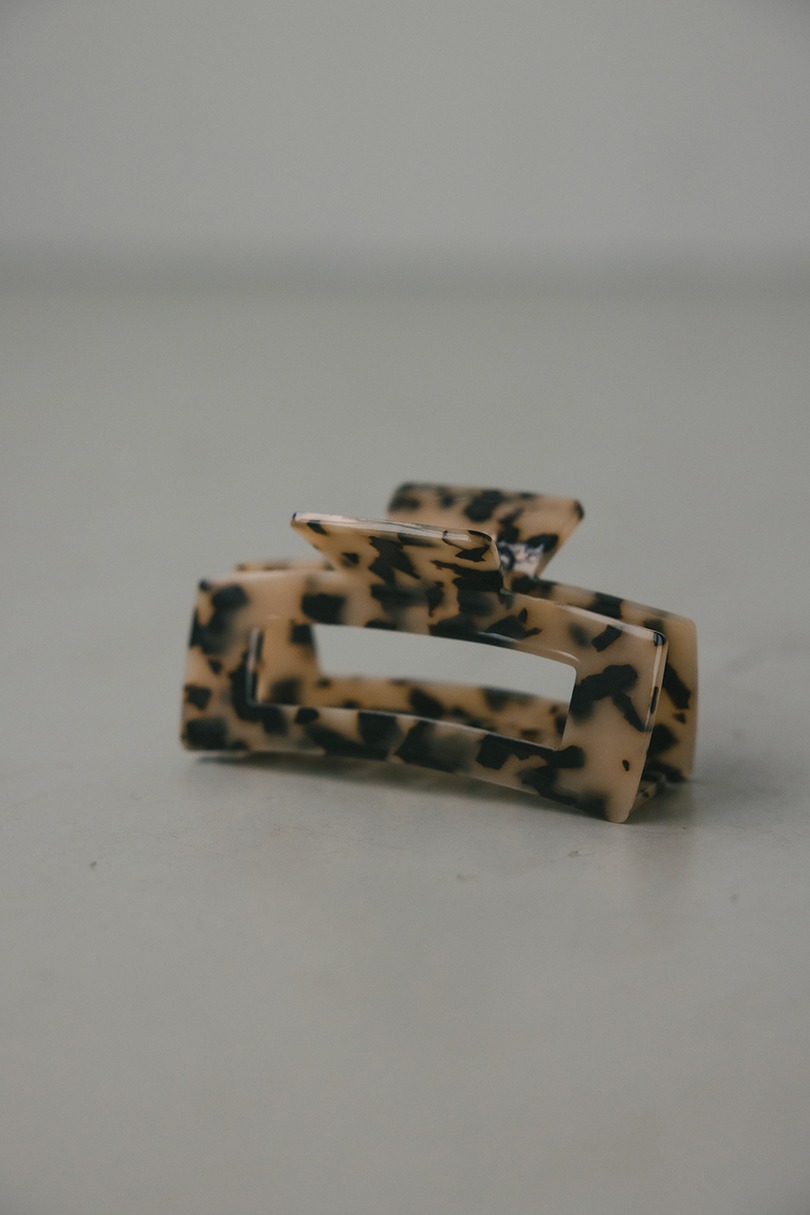 マーブルスクエアヘアクリップ 詳細画像 BEG 5