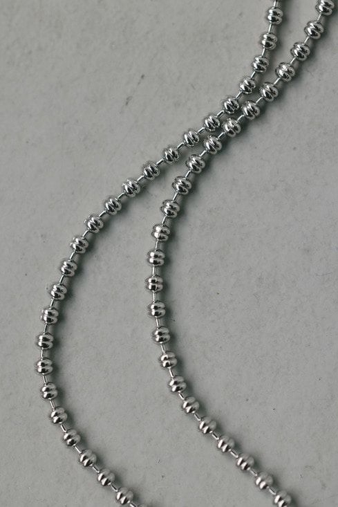 MBチェーンネックレス　ブラック•ホワイト MBチェーンネックレス ブラック•ホワイト