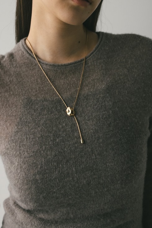 ラウンド用品・アクセサリー miki ネックレス レディース ブランド 純金のうさぎ ダイヤモンド入り24金製