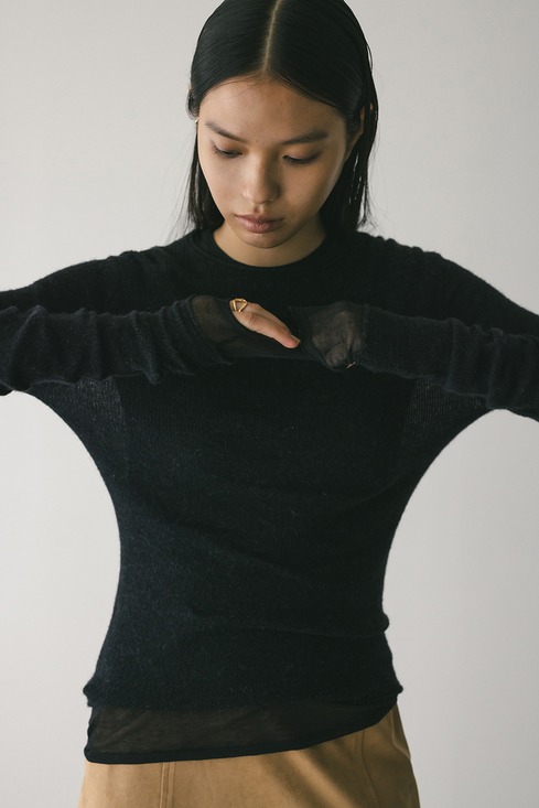 Alo セーター ロングスリーブ Sサイズ ブラック Alo セーター ロングスリーブ Sサイズ ブラック ロングスリーブ