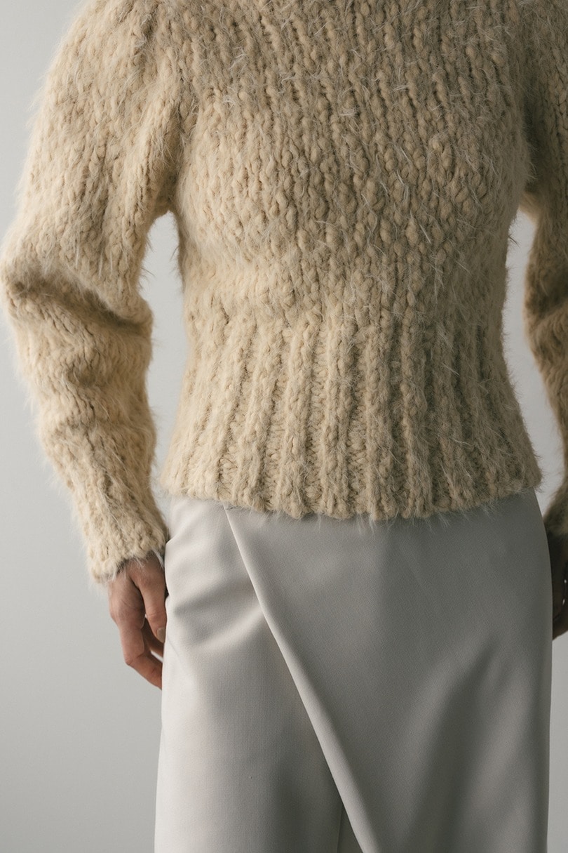 パワショルスラブシャギーニット 詳細画像 IVOY 5