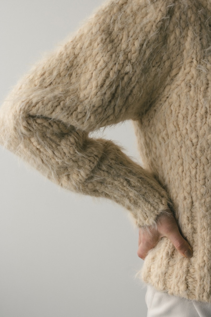 パワショルスラブシャギーニット 詳細画像 IVOY 6