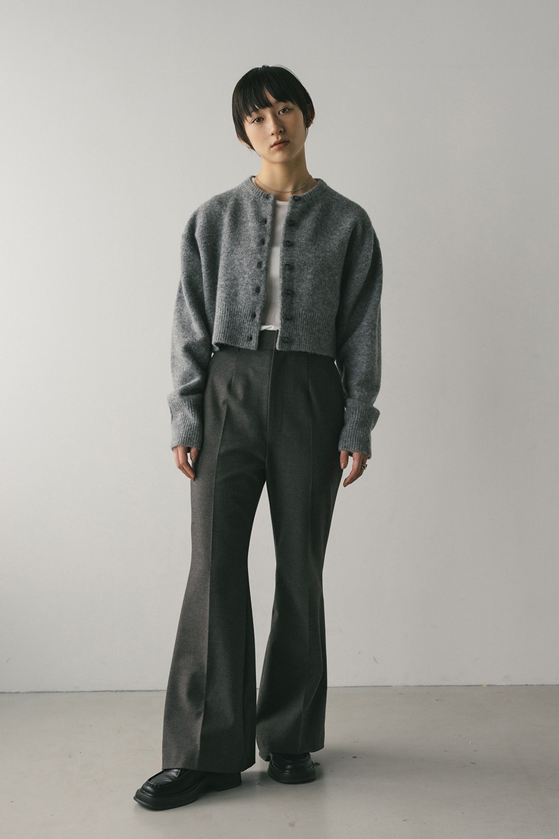 クロップドニットカーディガン 詳細画像 GRY 2