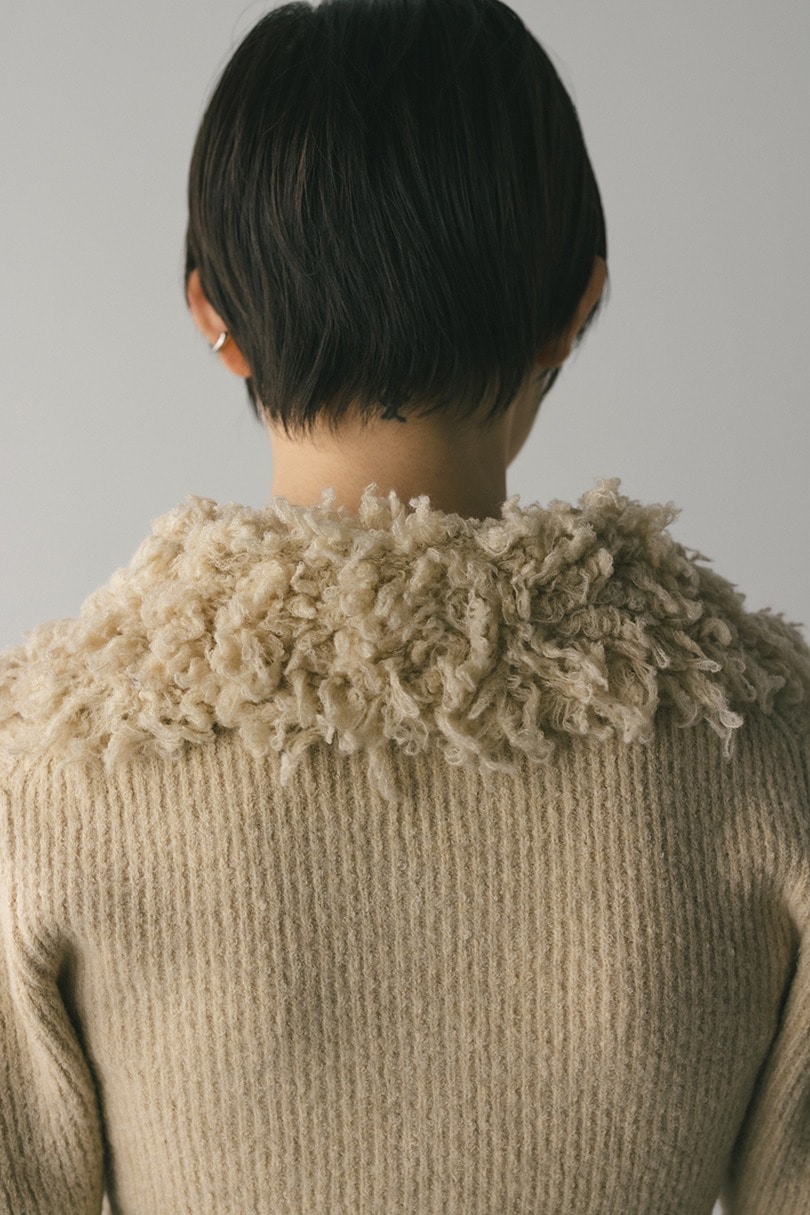 ループカラーニットトップ 詳細画像 IVOY 9