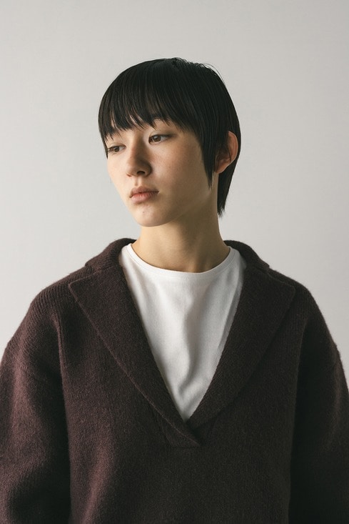 トップス mmm テーラーカラーニットトップ｜STYLEMIXER（スタイルミキサー）公式通販