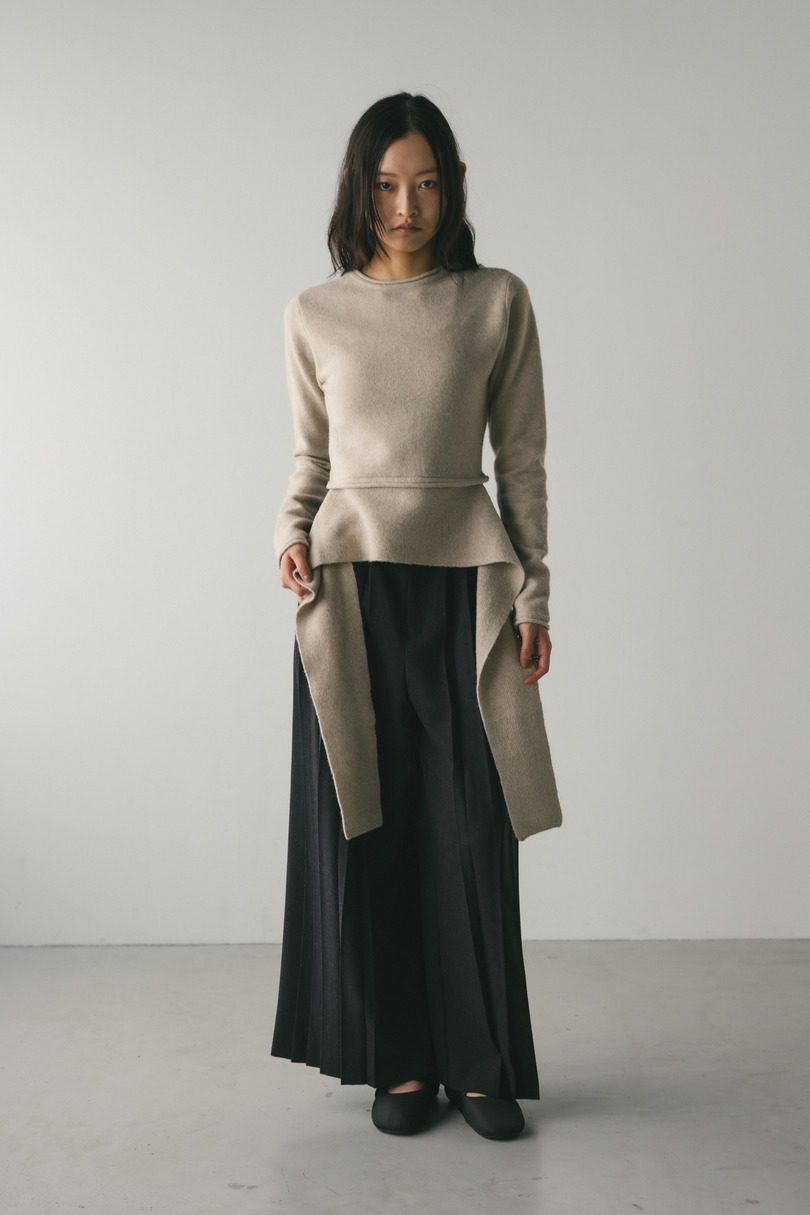 2WAYウエストマークニット 詳細画像 BEG 4