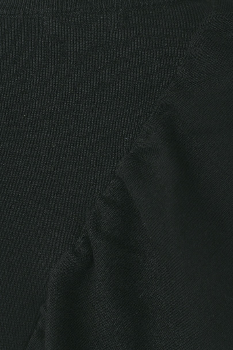 アシンメトリーフリルニット 詳細画像 BLK 10