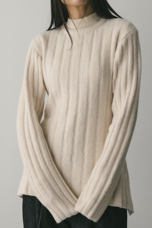 【NEW】スタイルミキサー（STYLEMIXER）/バックリボンリブニット バックリボンリブニット｜STYLEMIXER（スタイルミキサー）公式通販サイト