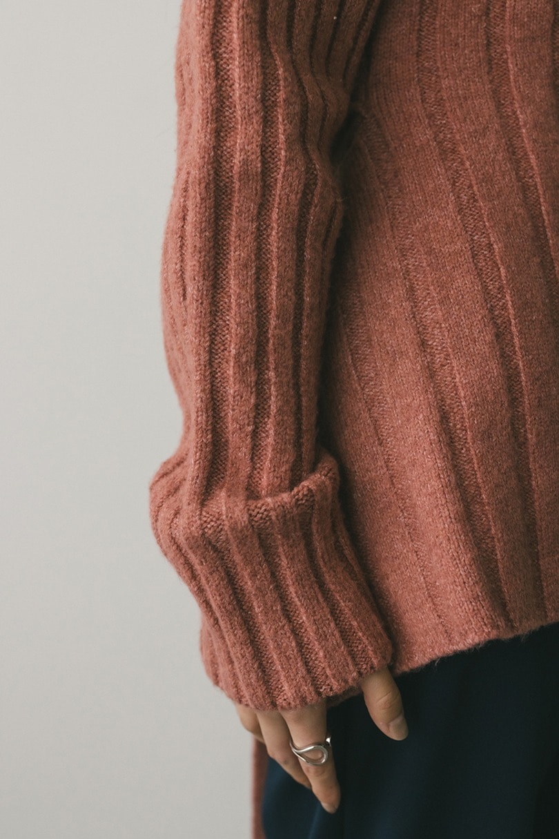 バックリボンリブニット 詳細画像 PNK 8