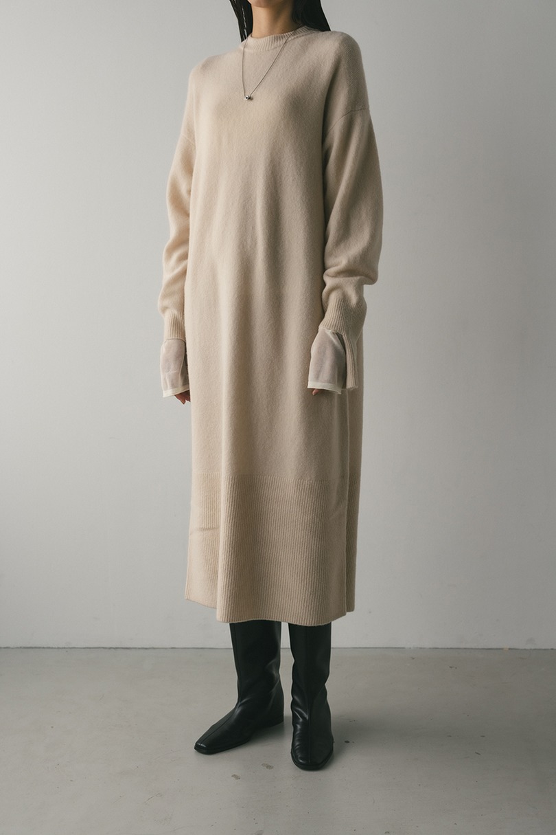ルーズウールニットワンピース 詳細画像 IVOY 2