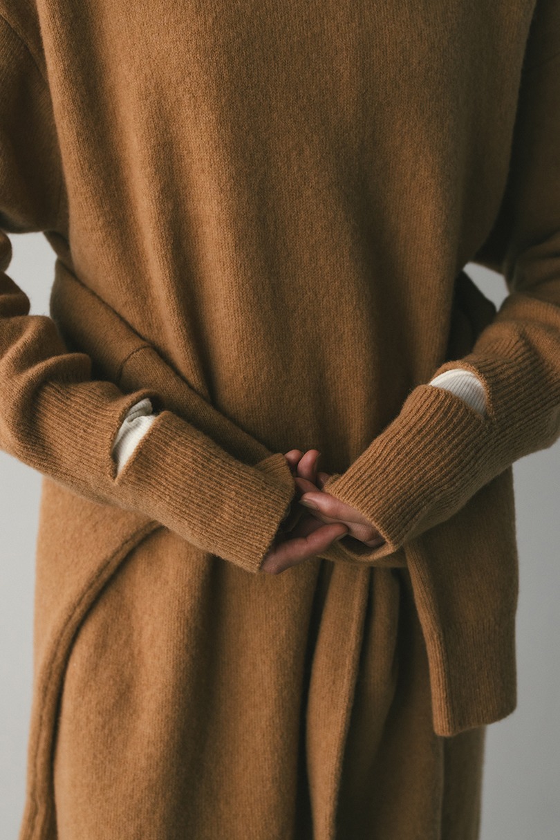 ルーズウールニットワンピース 詳細画像 CAM 9