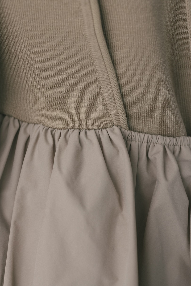 2ピースバルーンペプラムニットワンピース 詳細画像 BEG 13