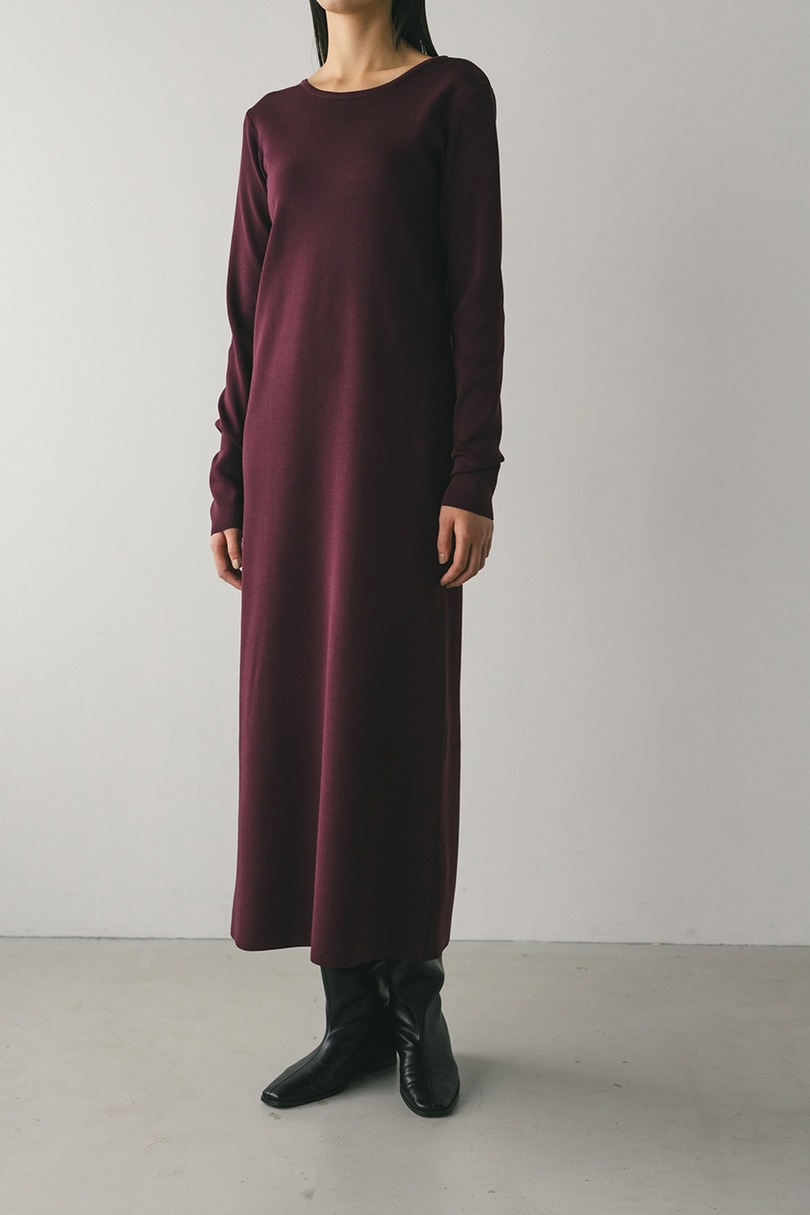 2ピースバルーンペプラムニットワンピース 詳細画像 BRD 6