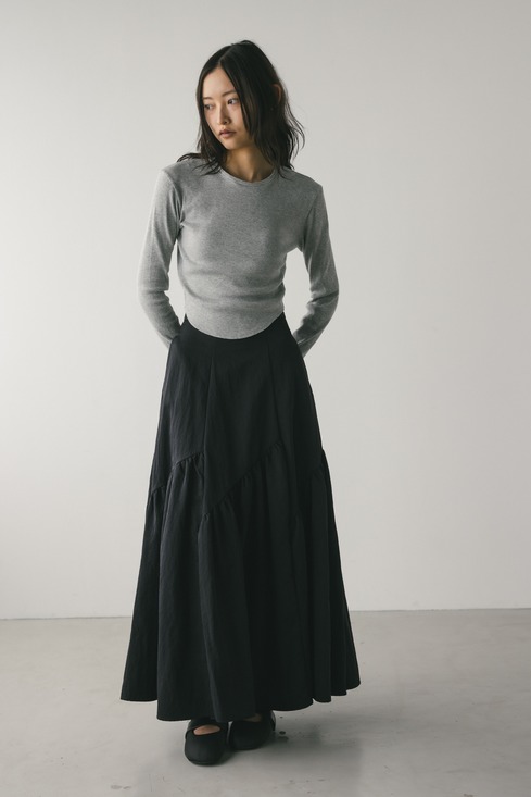 ヘムラウンドリブトップ｜STYLEMIXER（スタイルミキサー）公式