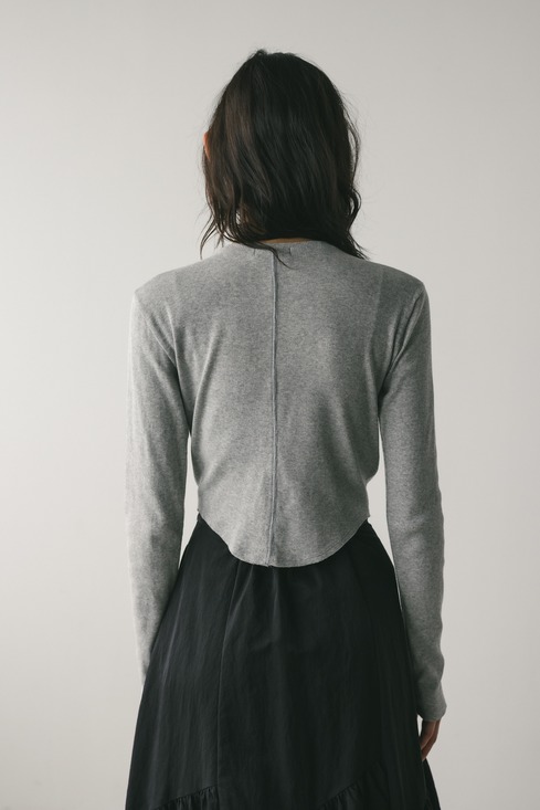 ヘムラウンドリブトップ｜STYLEMIXER（スタイルミキサー）公式通販サイト