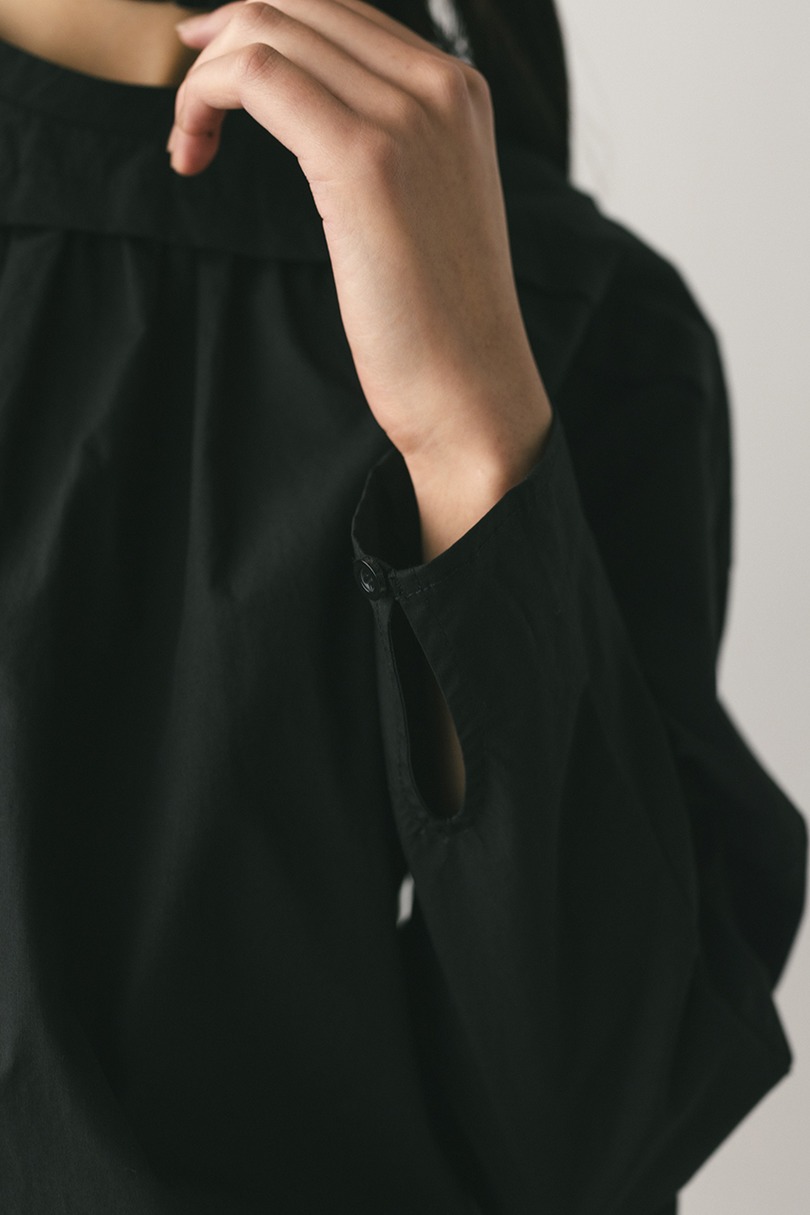 フリルチョーカーセットブラウス 詳細画像 BLK 5