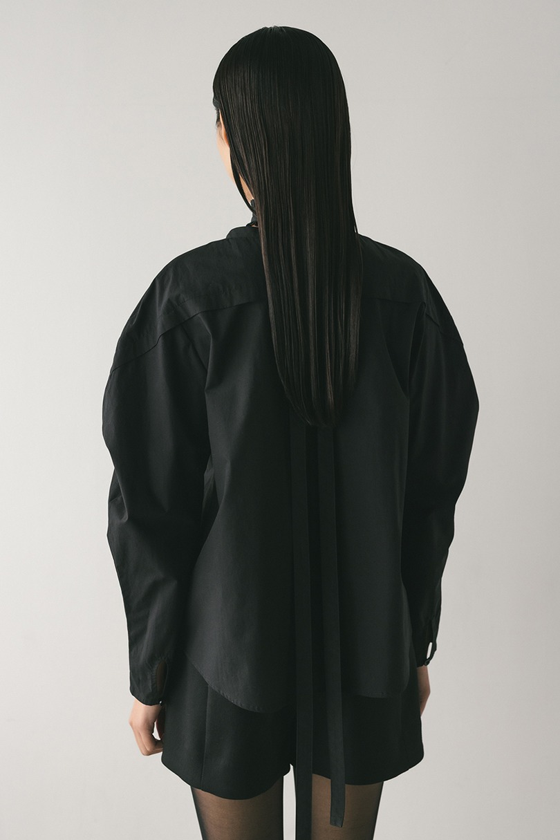 フリルチョーカーセットブラウス 詳細画像 BLK 6