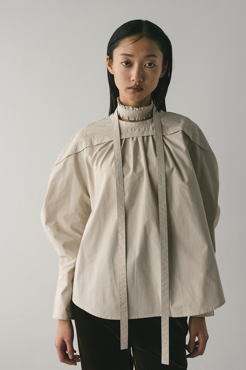 フリルチョーカーセットブラウス 詳細画像 BEG 3