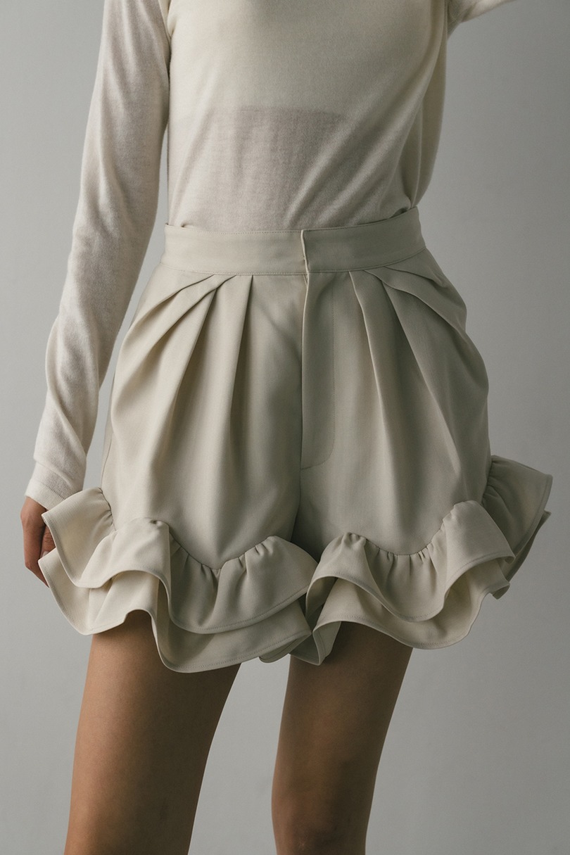 フリルヘムショートパンツ 詳細画像 IVOY 4