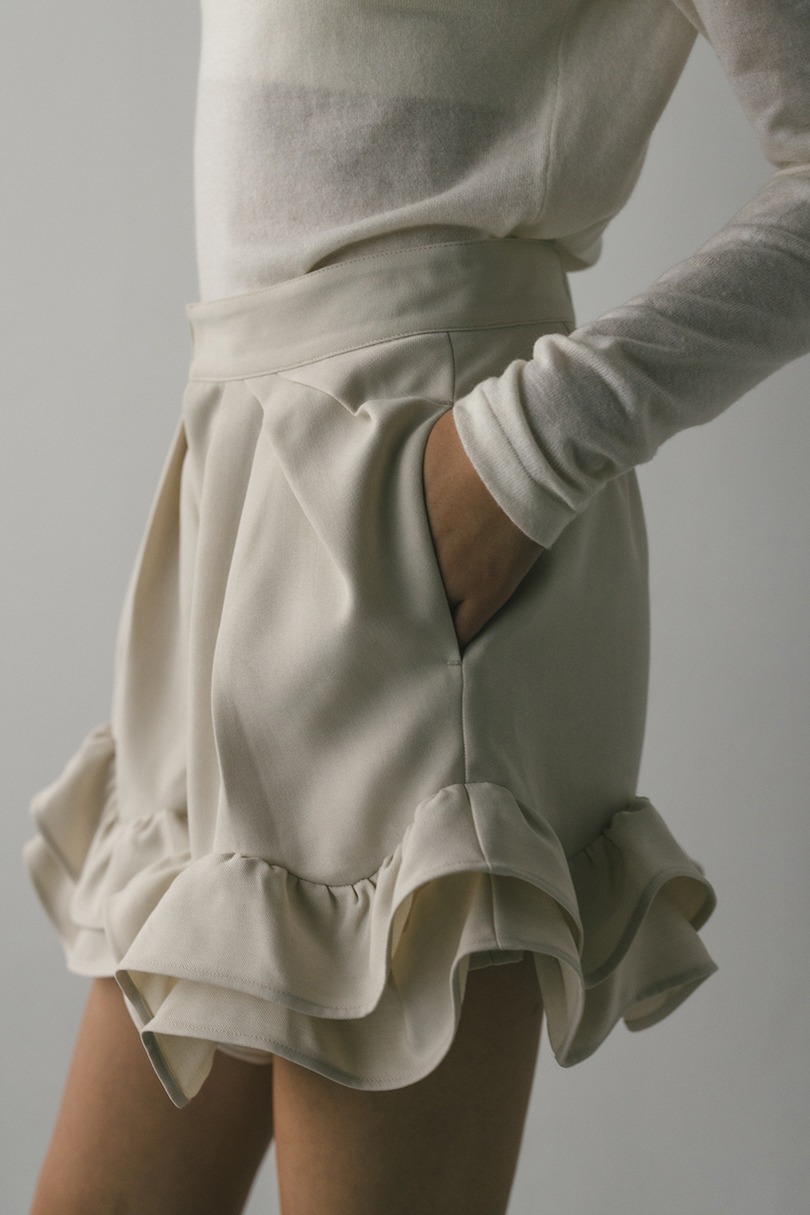 フリルヘムショートパンツ 詳細画像 IVOY 6
