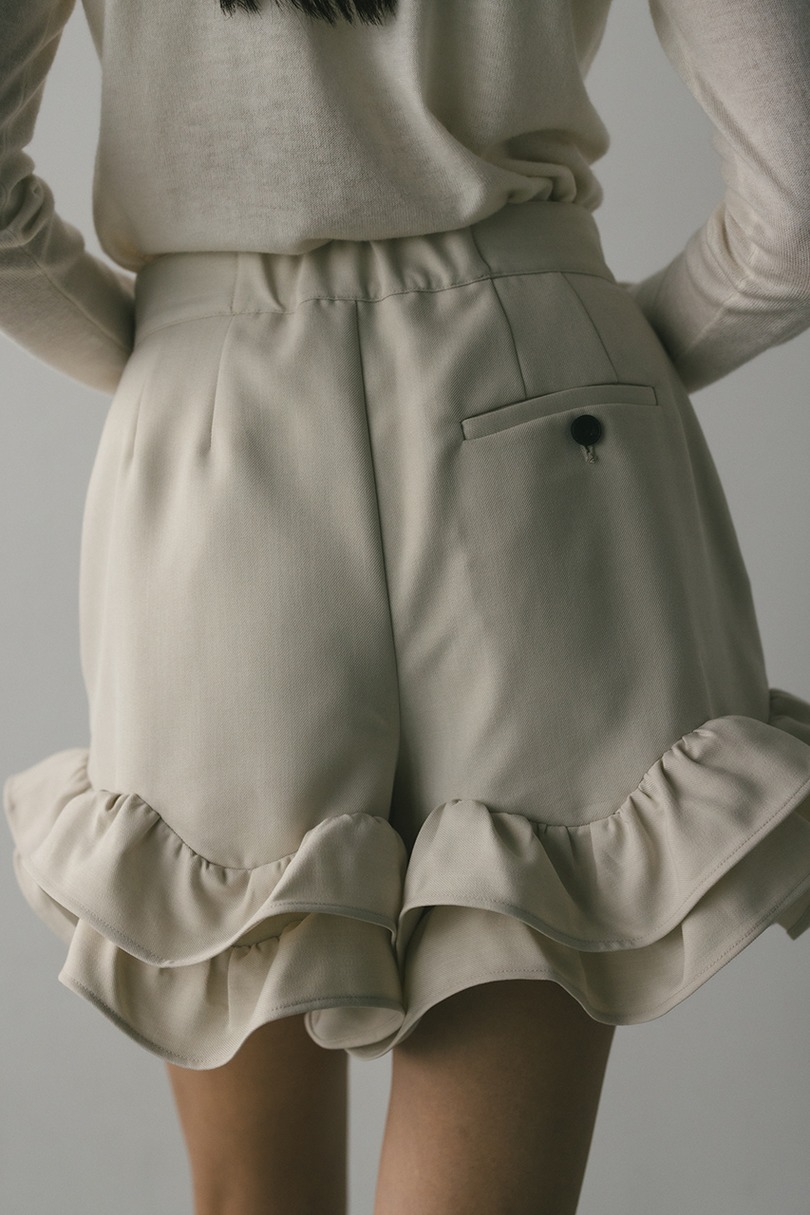 フリルヘムショートパンツ 詳細画像 IVOY 7