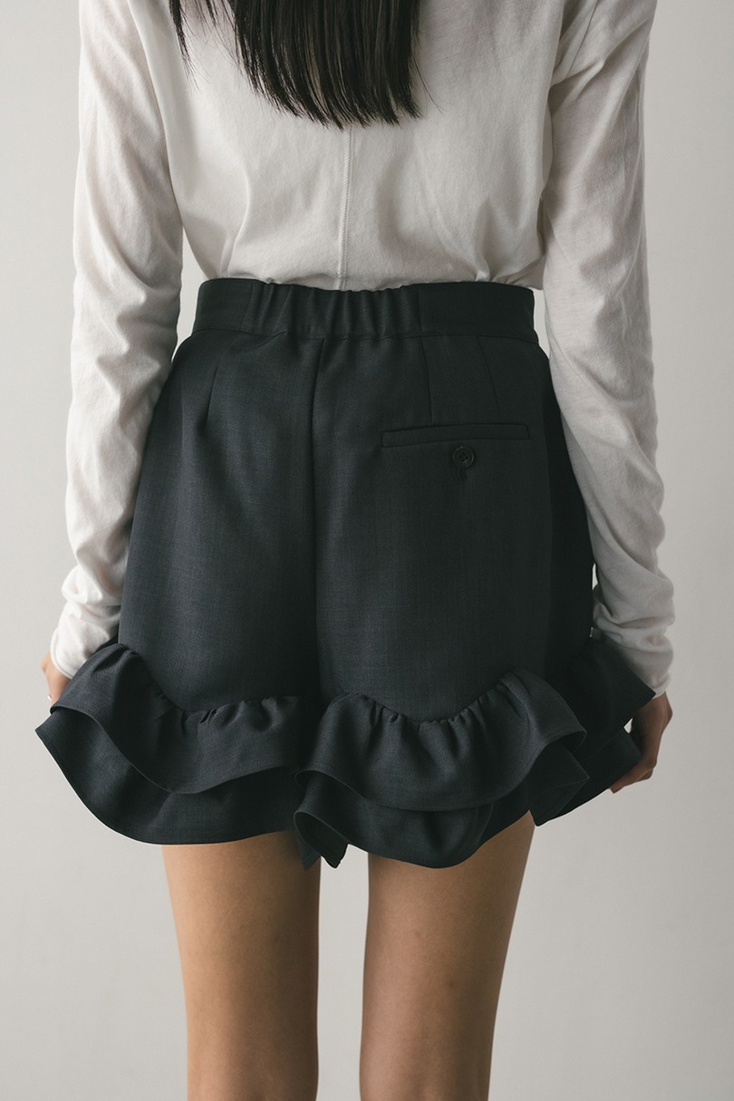 フリルヘムショートパンツ 詳細画像 GRY 8