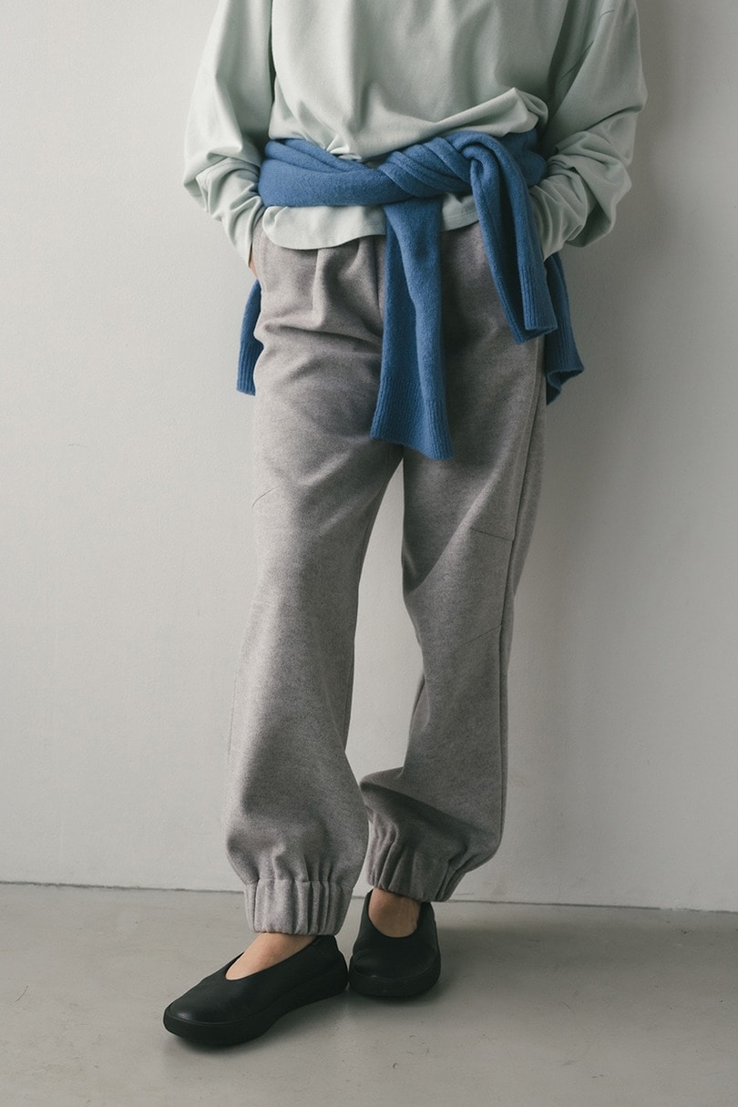 ヘムギャザーフォルムパンツ 詳細画像 GRY 3