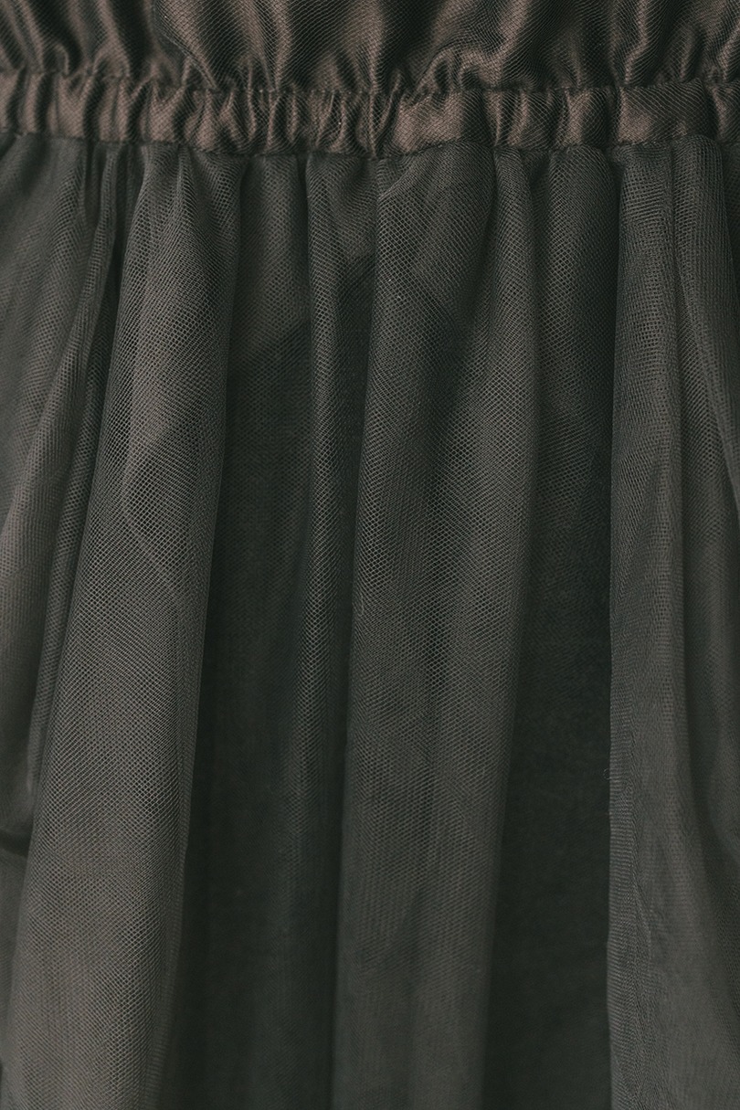 チュールレイヤードスカート 詳細画像 GRY 10