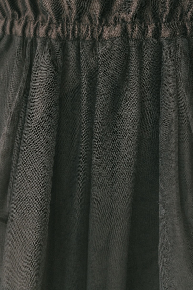 チュールレイヤードスカート 詳細画像 GRY 13