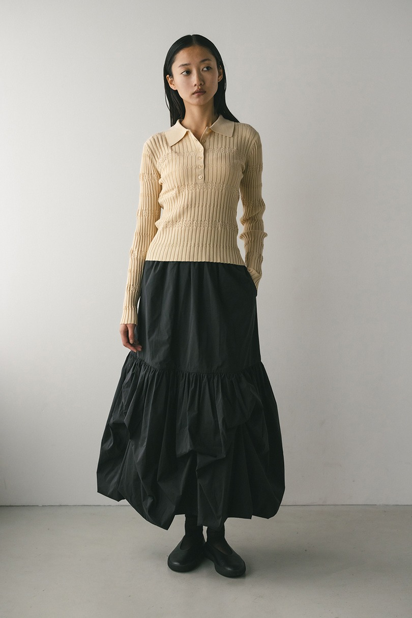 ヘムタックバルーンスカート 詳細画像 BLK 2