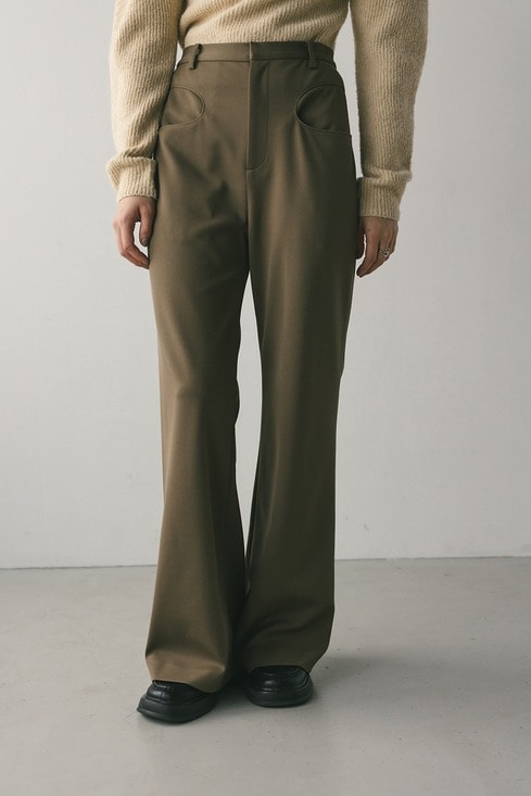 ジャージーセミフレアパンツ｜STYLEMIXER（スタイルミキサー）公式通販