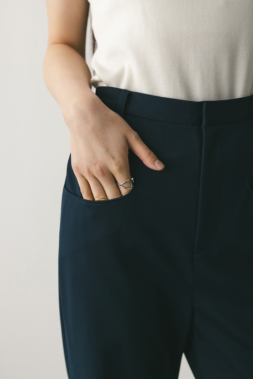 ジャージーセミフレアパンツ 詳細画像 NVY 5